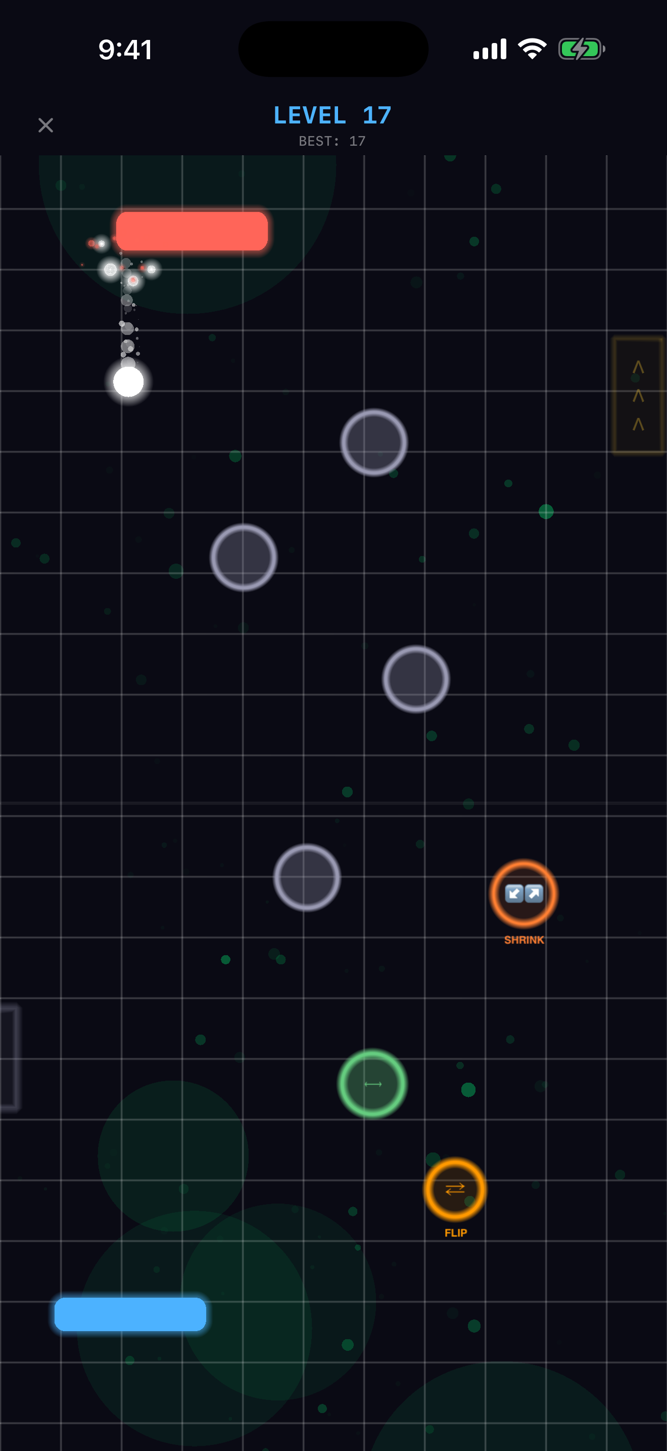Gameplay with bumpers and hazards